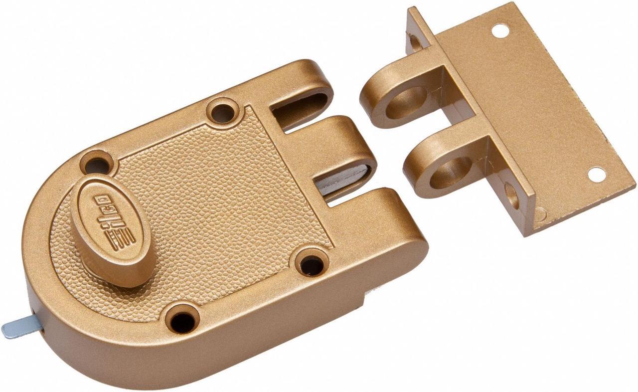 Alt view image 2 of 3 - Commercial Lock, Single Cylinder, Bronze
