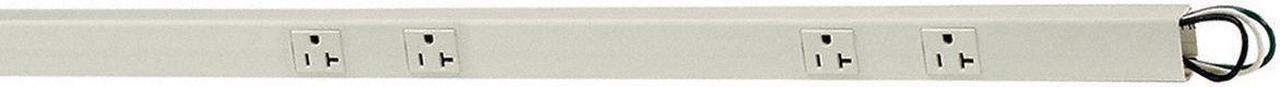 Alt view image 2 of 3 - HUBBELL WIRING DEVICE-KELLEMS PT206112 Prewired Raceway,12 Outlets,12 In. D