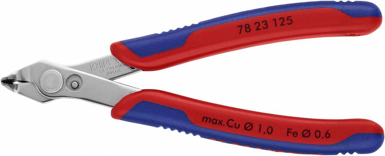 Alt view image 3 of 5 - KNIPEX 78 23 125 Electronic Pliers,SS,Angled