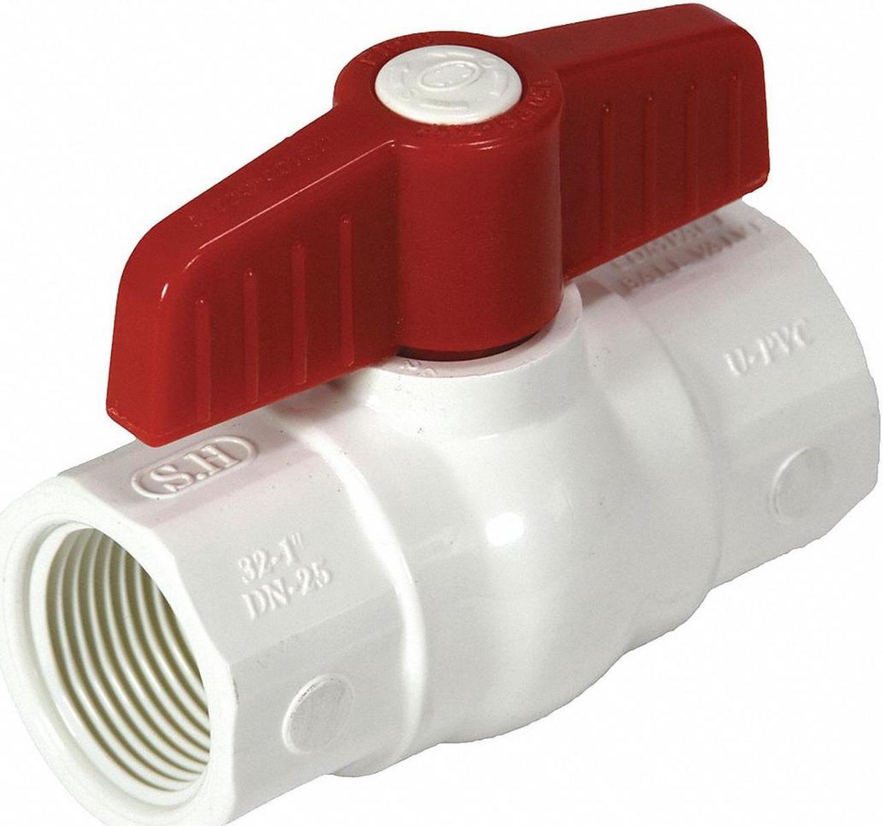 Alt view image 2 of 2 - NDS E1420-05 Ball Valve,PVC Body,1/2" Pipe Sz