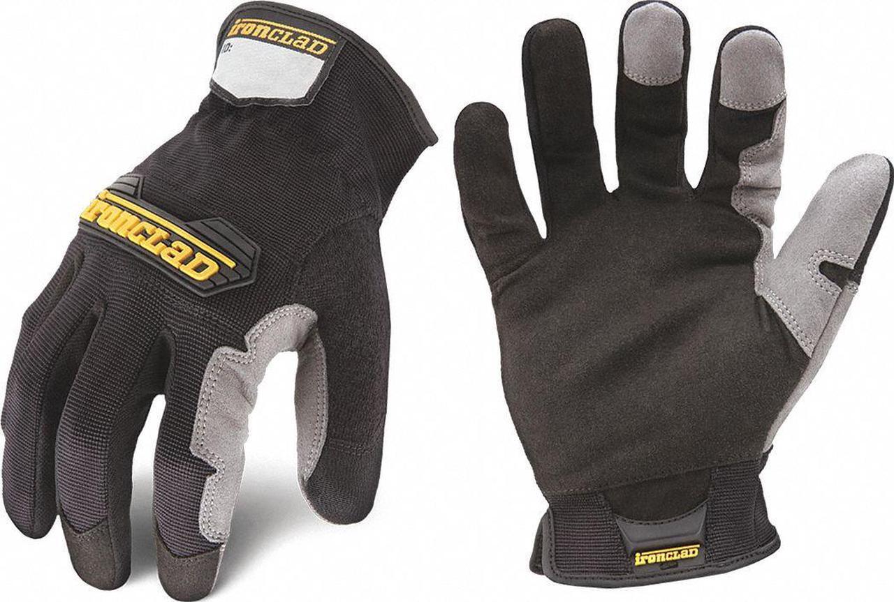 Alt view image 2 of 2 - IRONCLAD PERFORMANCE WEAR WFG-01-XS Workforce Mechanics Gloves, Synthetic