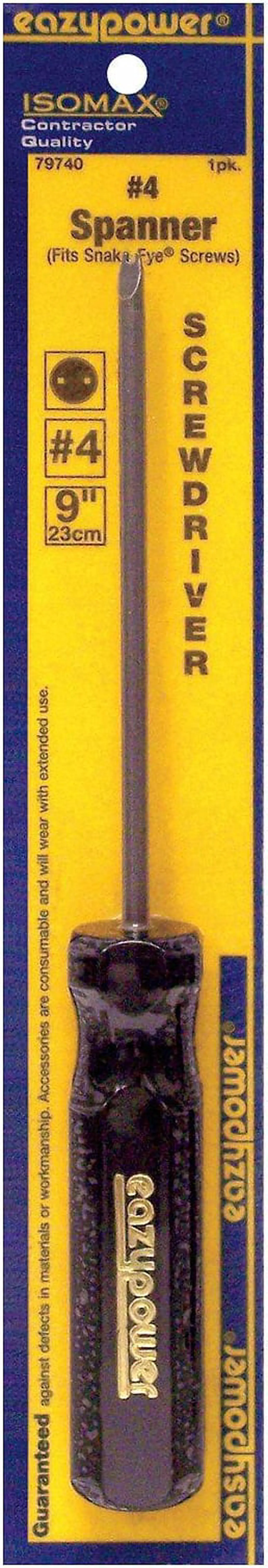 Alt view image 2 of 2 - EAZYPOWER 79740 Tamper Resistant Spanner Screwdriver #4 Round