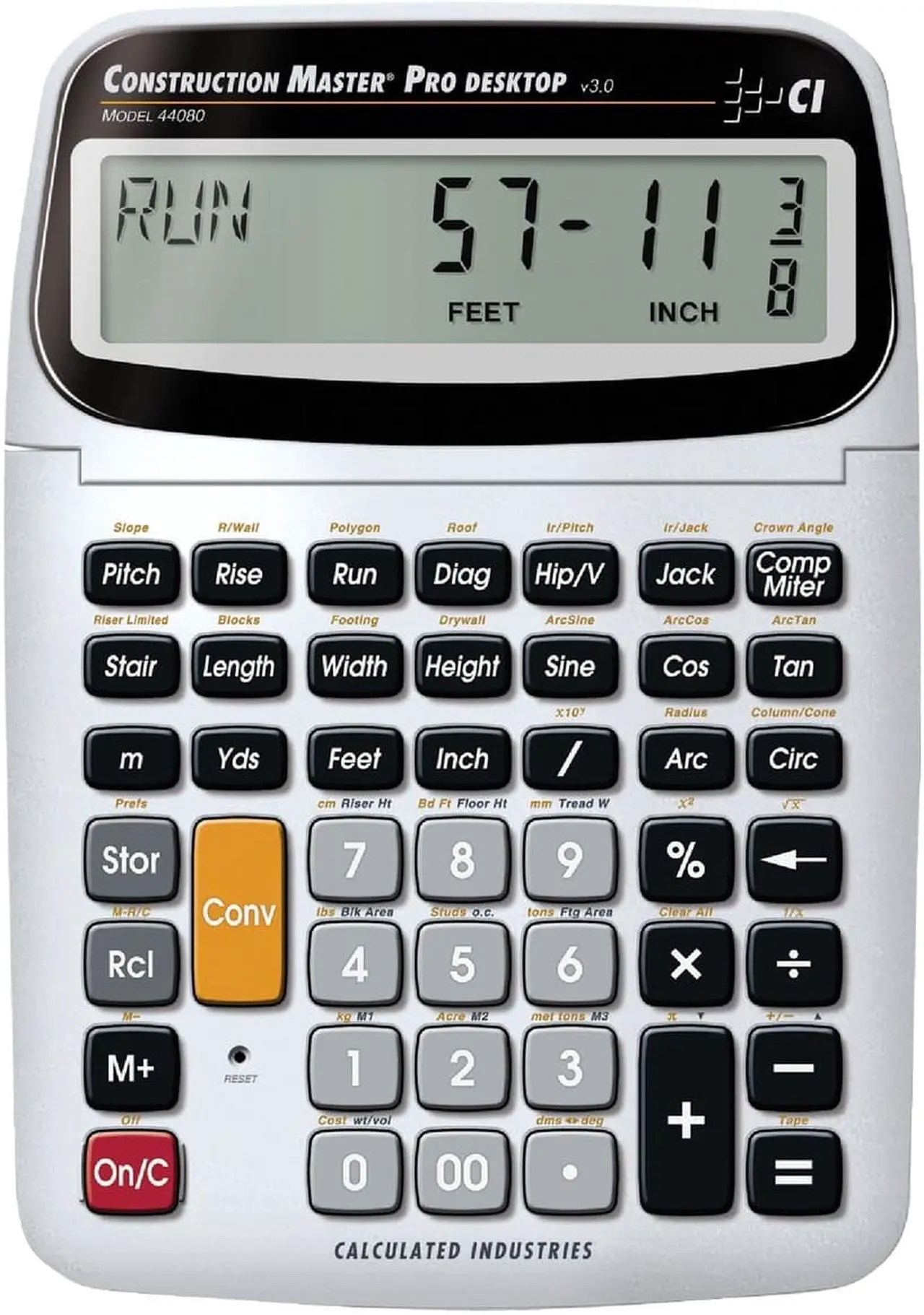 Alt view image 14 of 19 - Calculated Industries Construction Master 44080 11-digit Construction