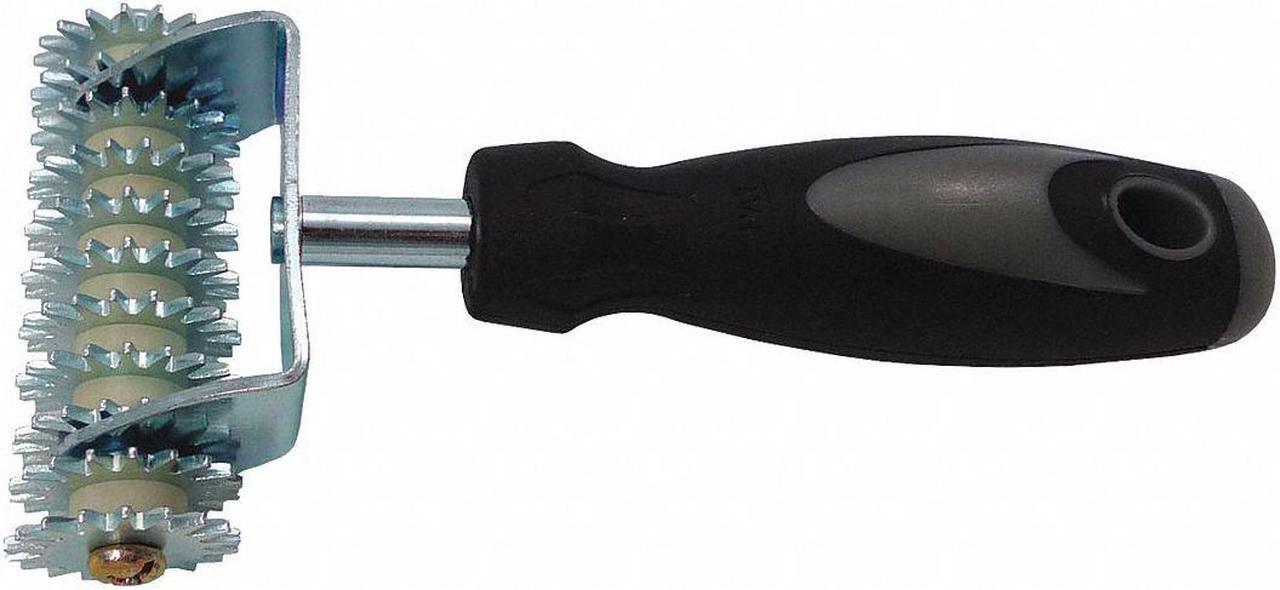 Alt view image 4 of 5 - WESTWARD 13A748 Carpet Seam Roller,3-1/2 In,Stl,Star Whl