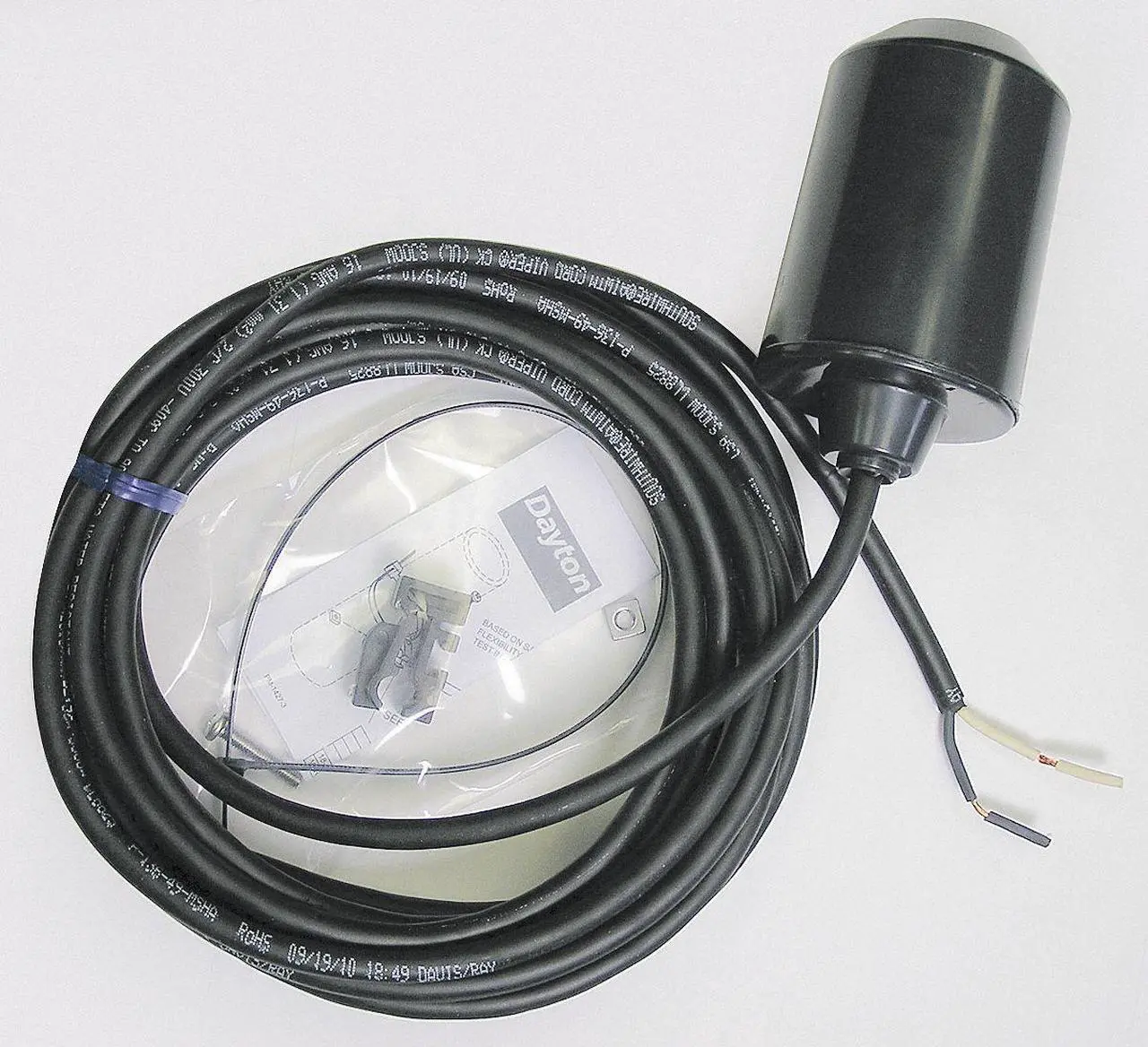 Alt view image 3 of 3 - DAYTON 10A172 NO Mechanical Float Switch 115/230VAC 15 psi