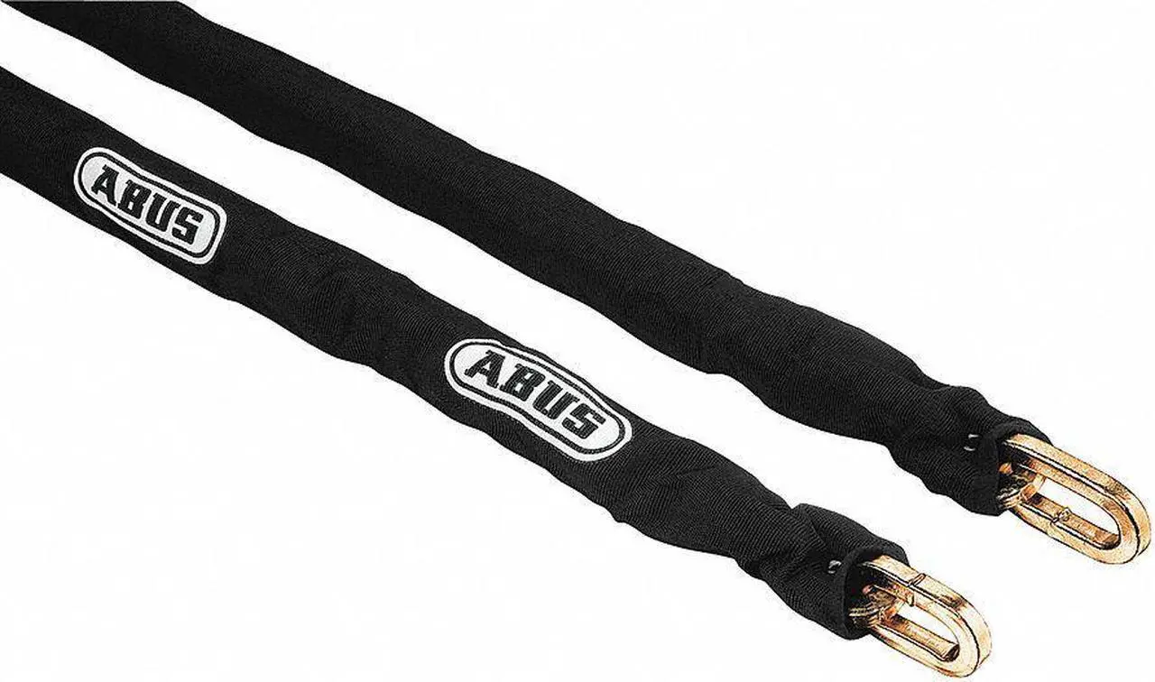 Main image of ABUS 12KS Chain & Sleeve 2' Security Chain, L 2 Ft,W 1/2 In,Ylw Zinc