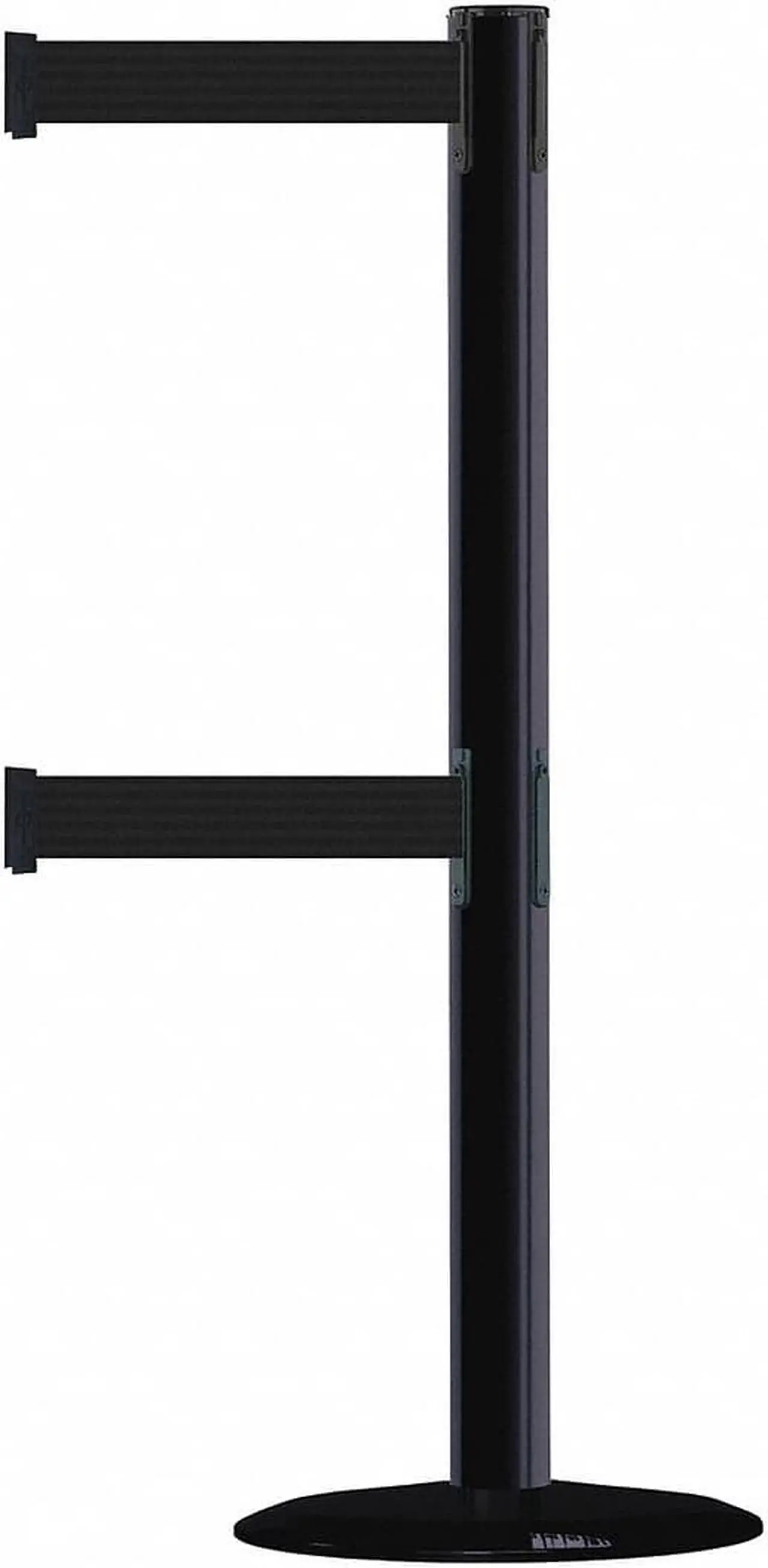 Alt view image 3 of 3 - TENSABARRIER 889T2B-33-33-STD-NO-B9X-C Barrier Post with Belt, 7 1/2 ft Length,