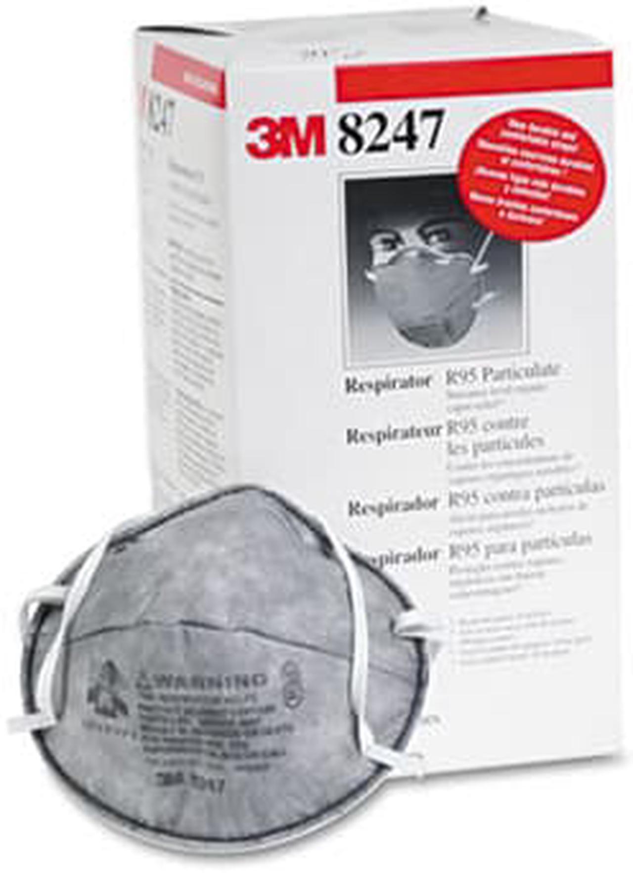 Alt view image 10 of 15 - 3M OH&ESD 142-8247 R95 W-Nuisance Level Organic Vapor Relie