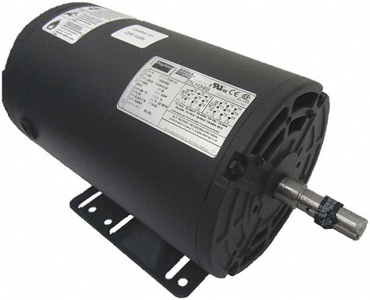 Alt view image 7 of 7 - DAYTON 31LH34 3-Phase General Purpose Motor, 2 HP, 56H Frame, 230/460V AC