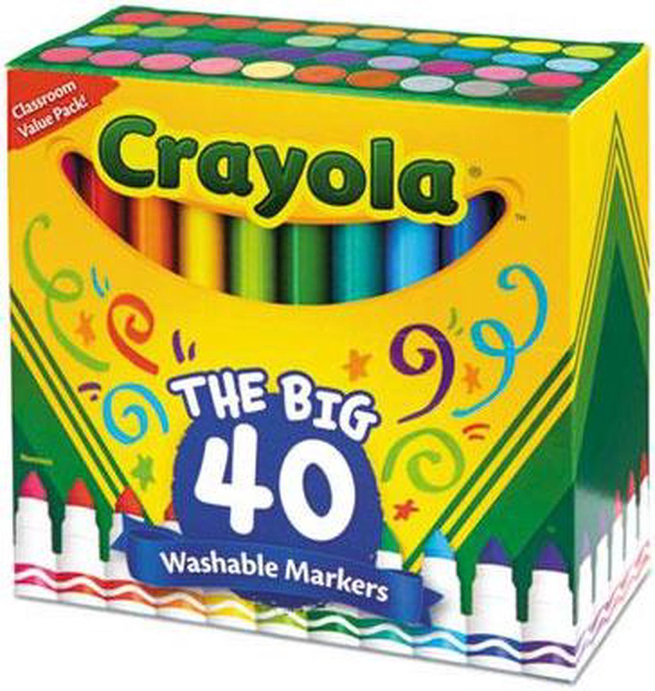 Alt view image 19 of 20 - Crayola Marker,Washable,40/St,Ast 587858