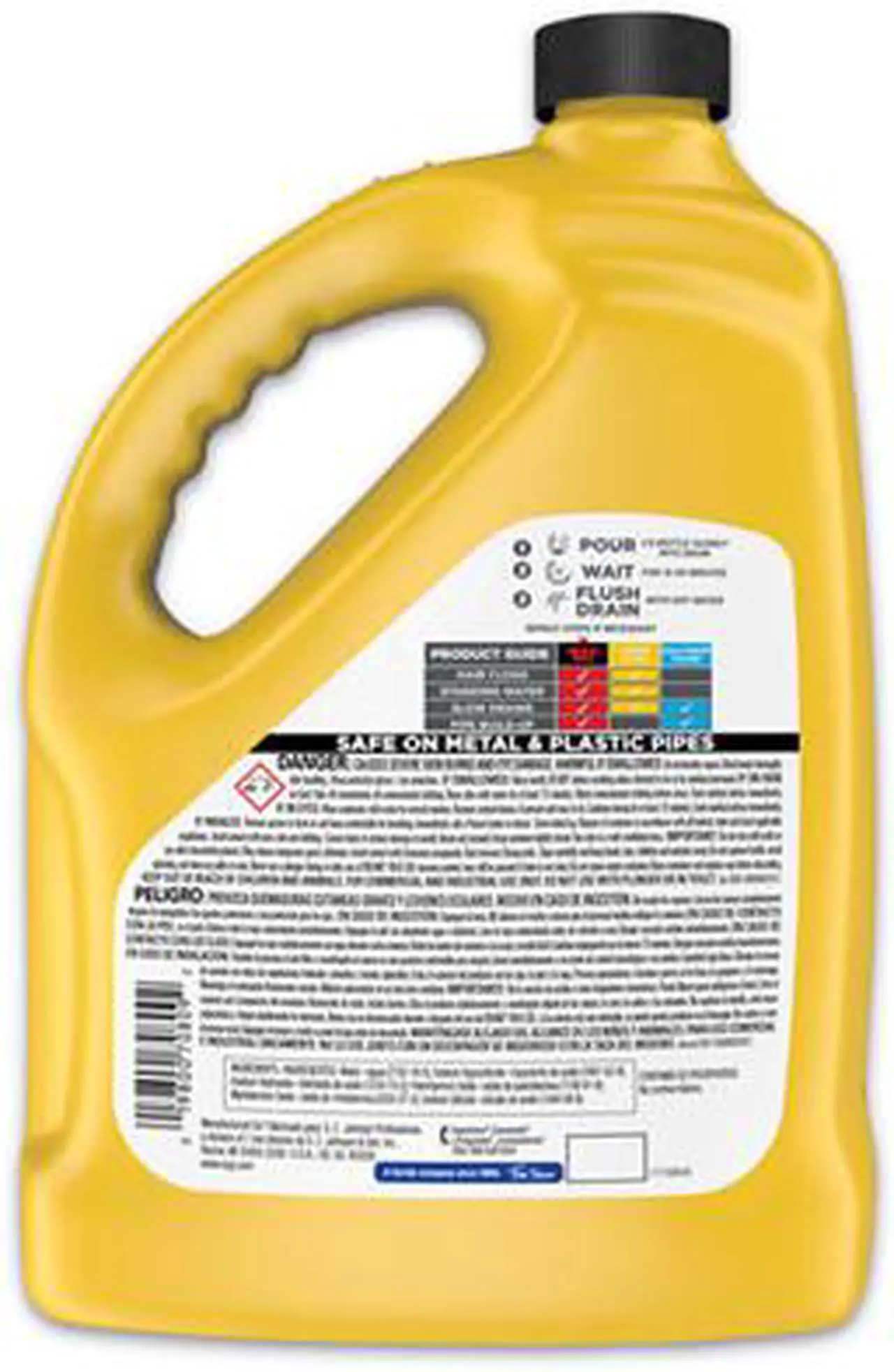 Alt view image 4 of 10 - Max Gel Clog Remover, Bleach Scent, 128 oz Bottle, 4/Carton 696642