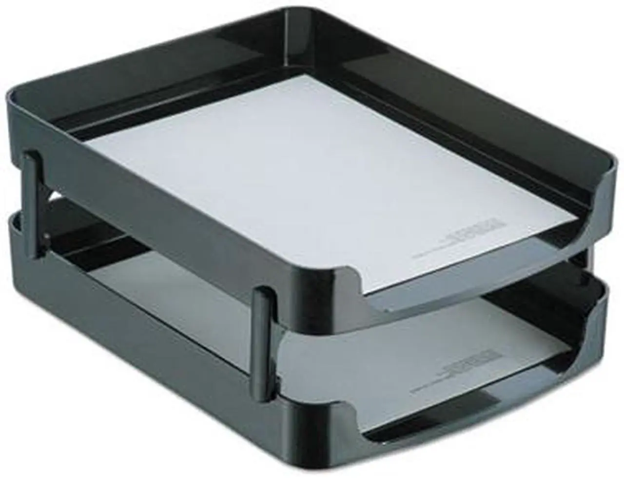 Alt view image 6 of 8 - Officemate Tray,Letter Trays W/Su,Bk 22236