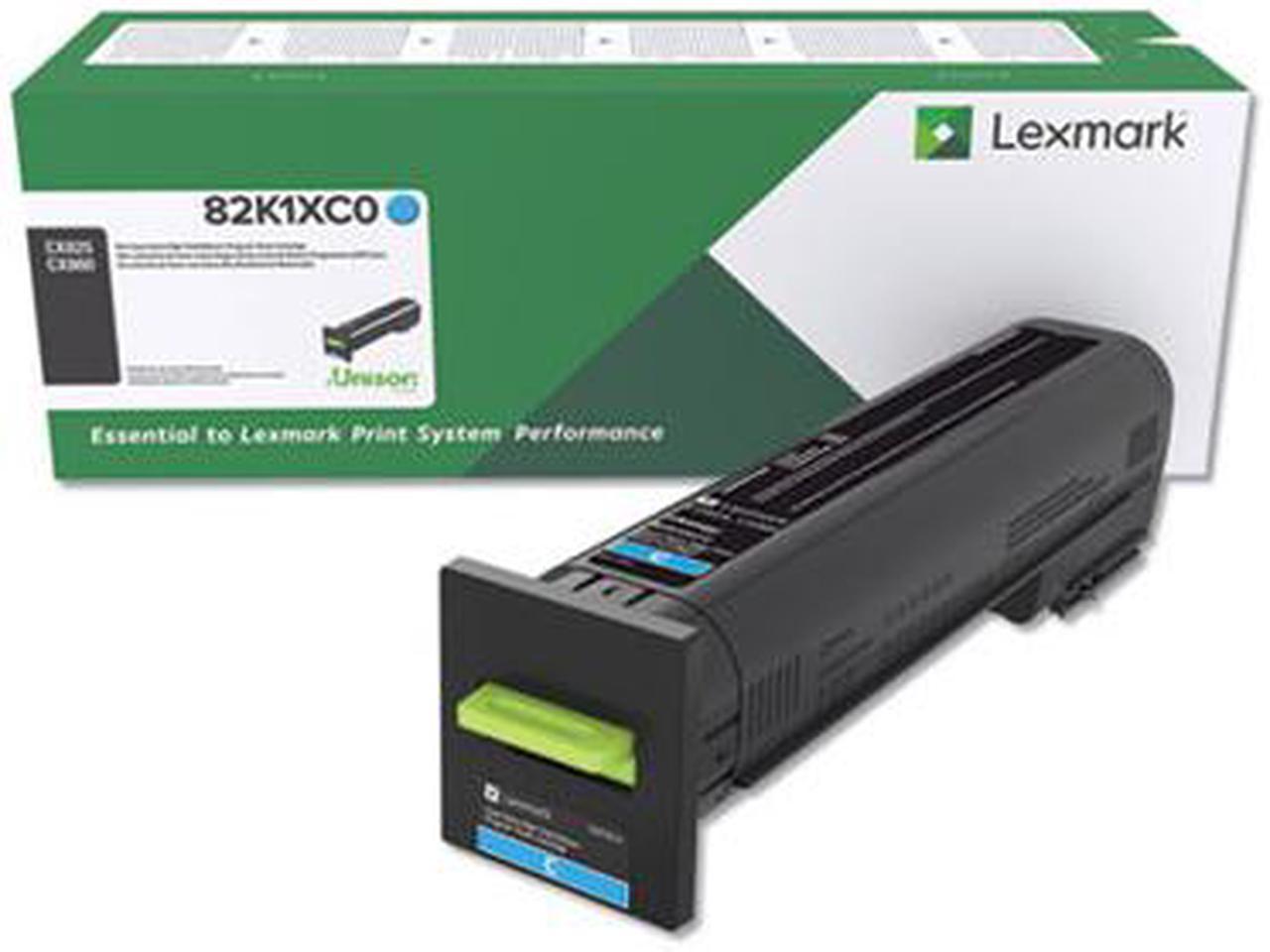 Lexmark 82K1XC0 Extra High Yield Return Program Toner Cartridge - Cyan