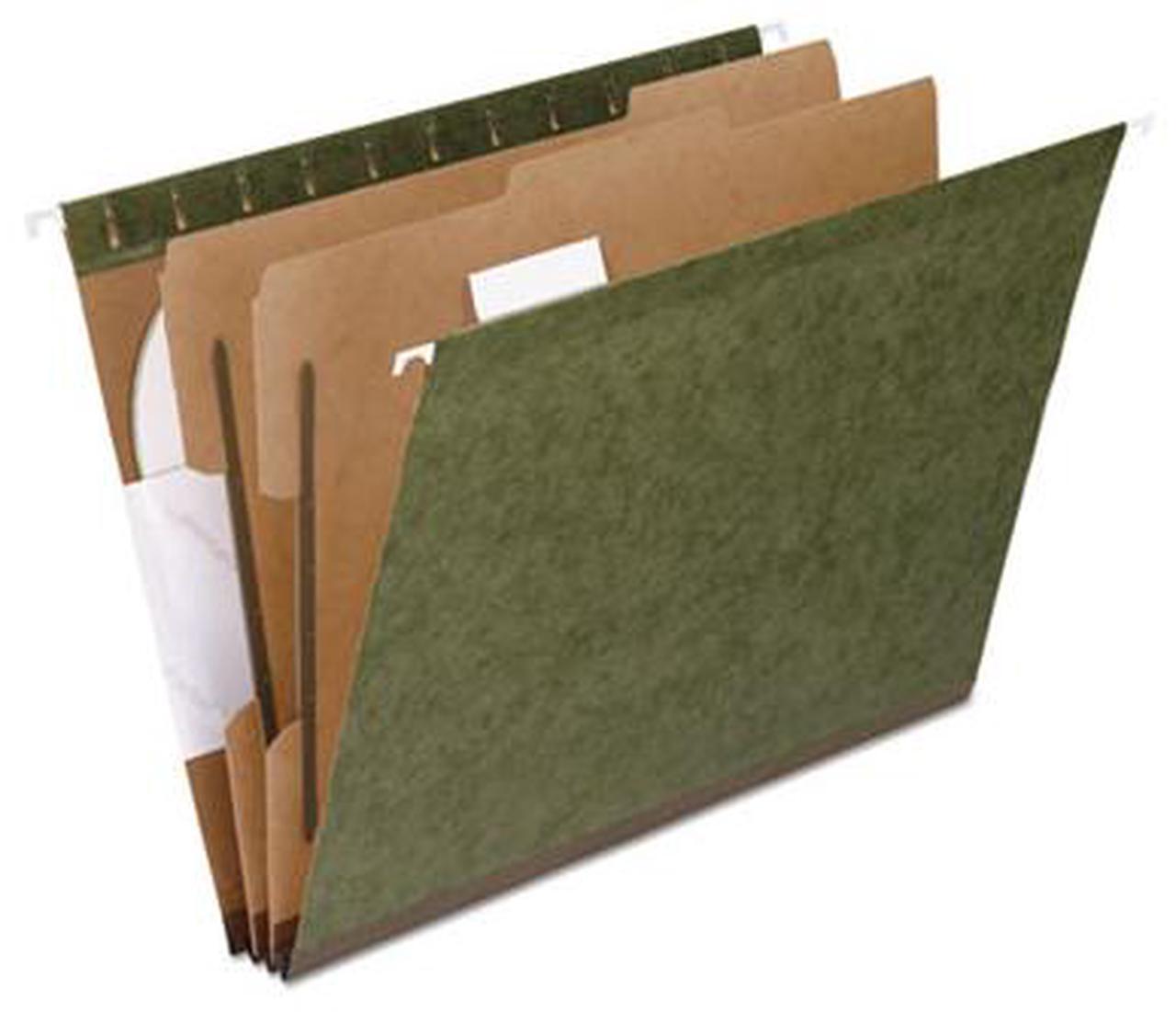 Alt view image 10 of 14 - Tops Pendaflex 59254 2   Expansion Hang Folders  Letter  6-Section  GN  10/box