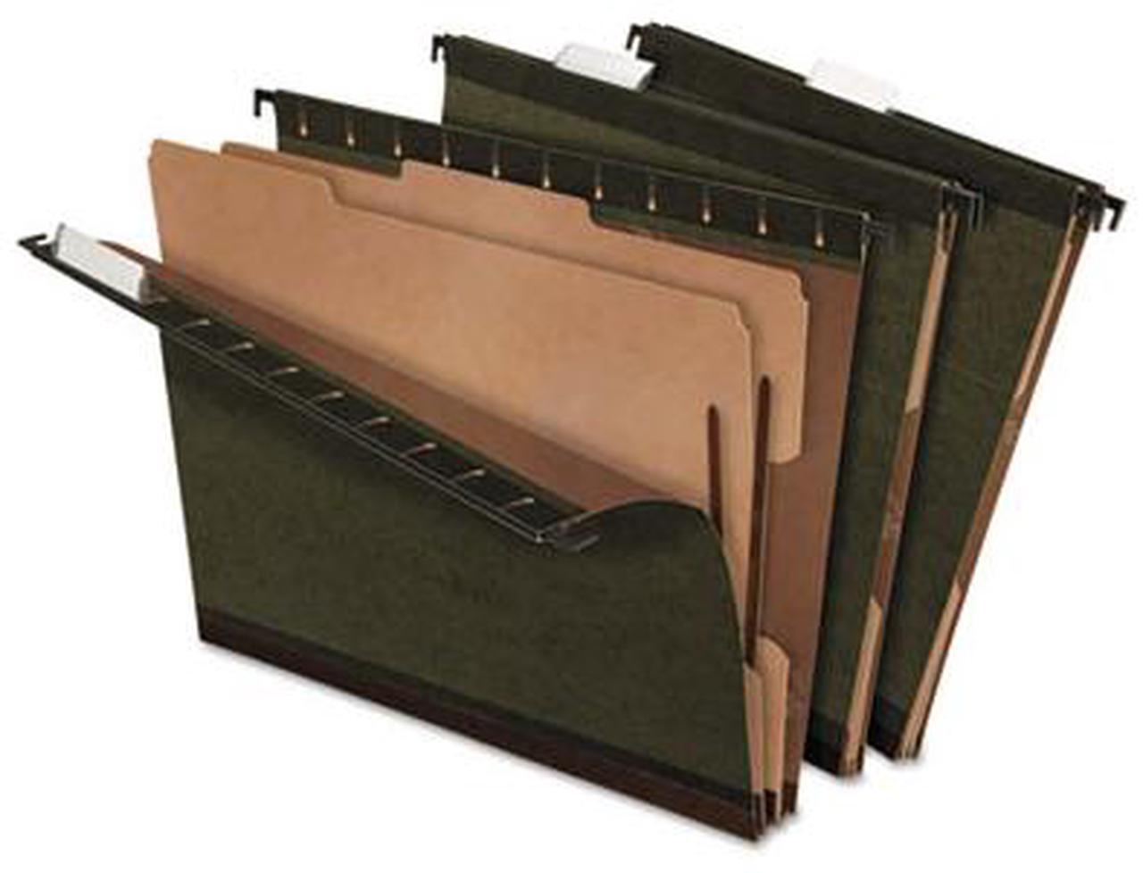 Alt view image 9 of 14 - Tops Pendaflex 59254 2   Expansion Hang Folders  Letter  6-Section  GN  10/box
