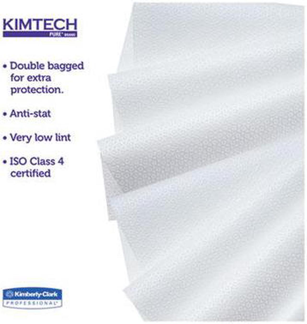Alt view image 10 of 10 - KIMTECH PURE W4 Dry Wipers, Flat, 12 x 12, White, 100/Pack