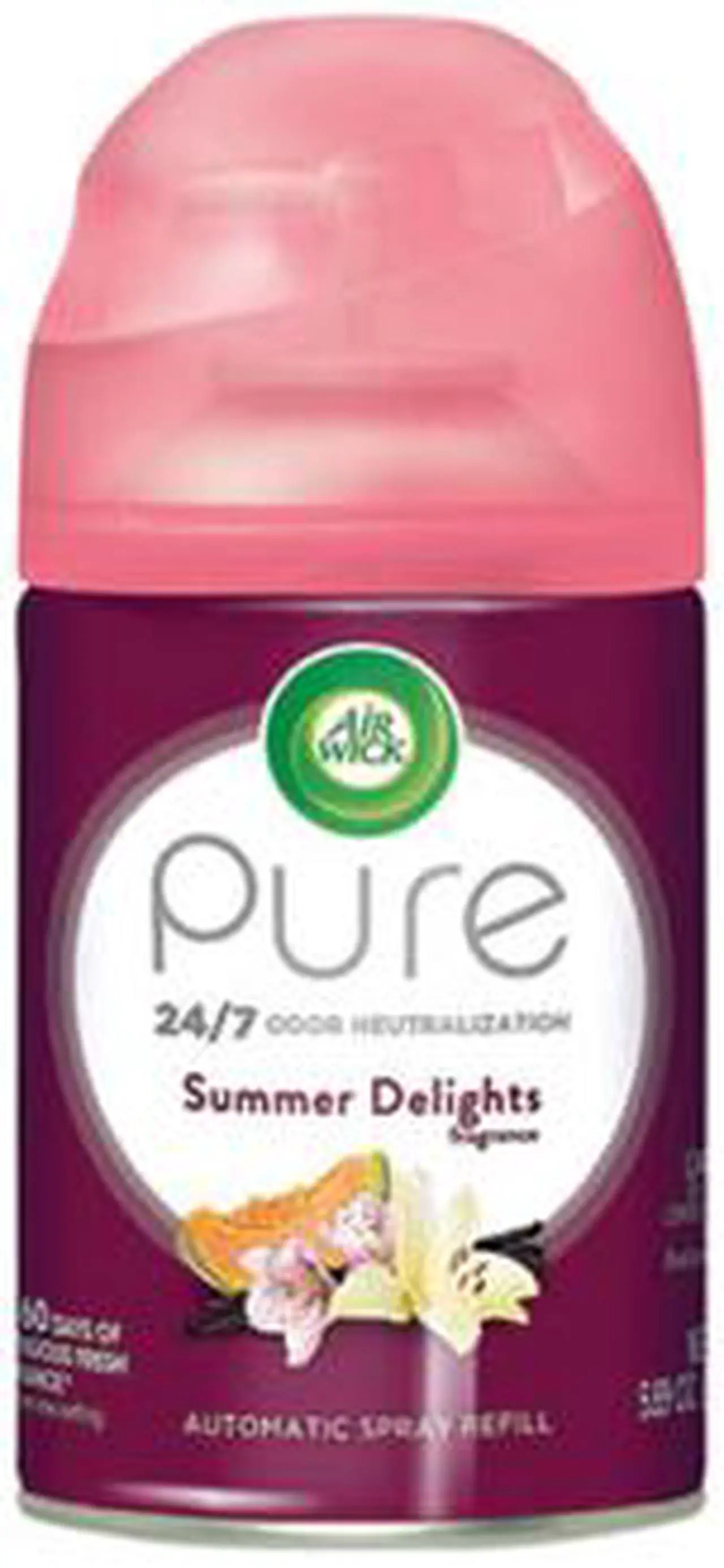 Alt view image 9 of 16 - Air Wick Freshmatic Life Scents Ultra Refill Summer Delights 6.17 oz Aerosol 91101EA