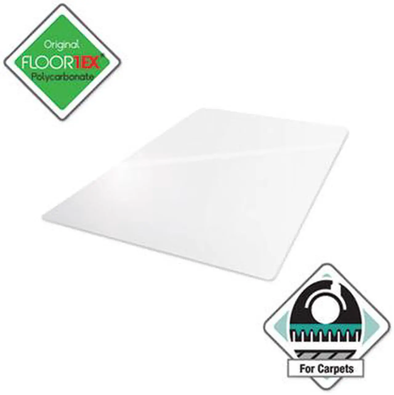 Alt view image 20 of 20 - Floortex 118927ER 47" x 35" Cleartex ultimat for deep pile Carpet - 2.7mm - Clear - Rectangle