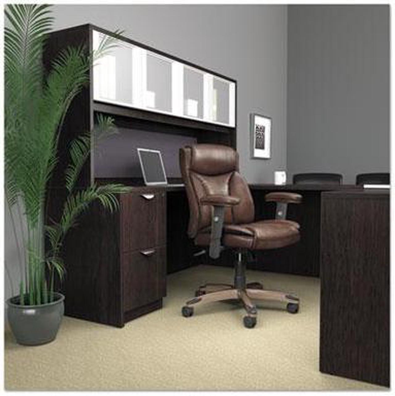 Alt view image 4 of 11 - Alera - VA257224ES - Alera Valencia Series Credenza Shell, 70 7/8w x 23 5/8d x 29 5/8h, Espresso