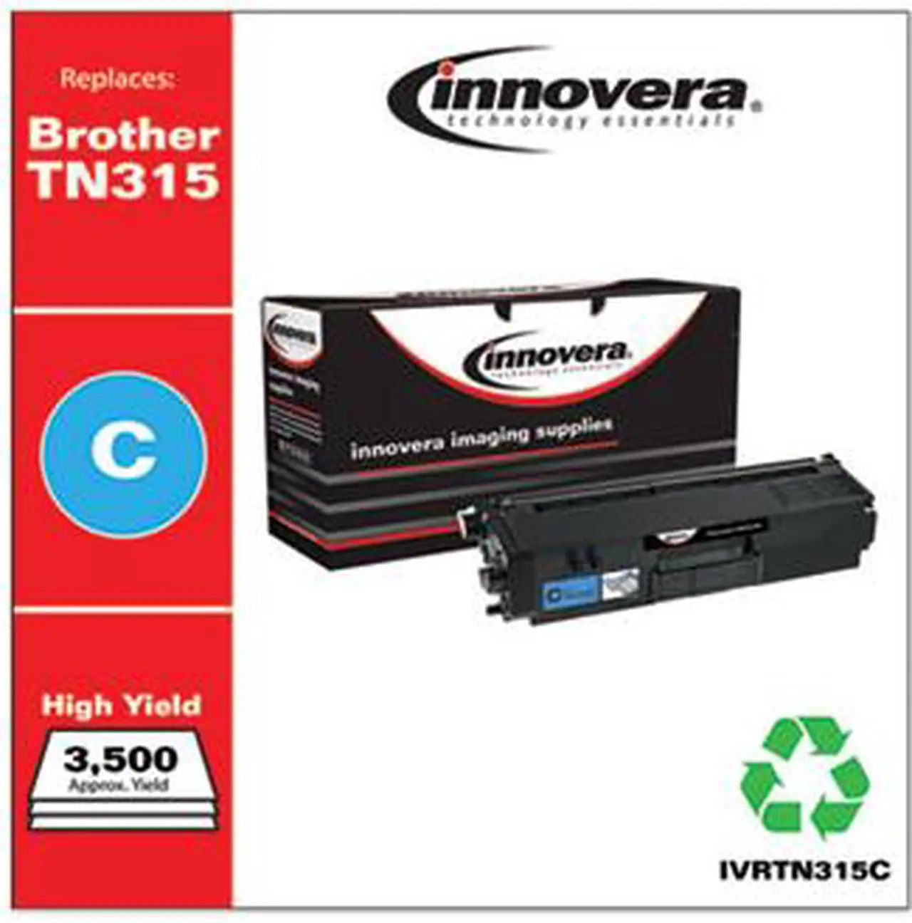 Alt view image 13 of 20 - Innovera Remanufactured TN315C Toner IVRTN315C