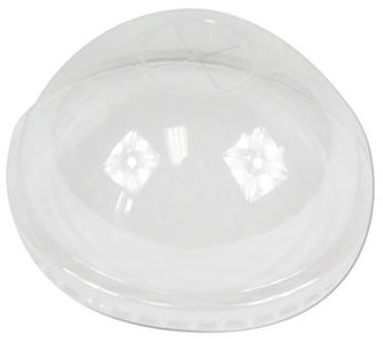 Alt view image 4 of 4 - Boardwalk PETDOME PET Cold Cup Dome Lids, Fits 16-24 oz Plastic Cups, Clear, 2500 / Carton