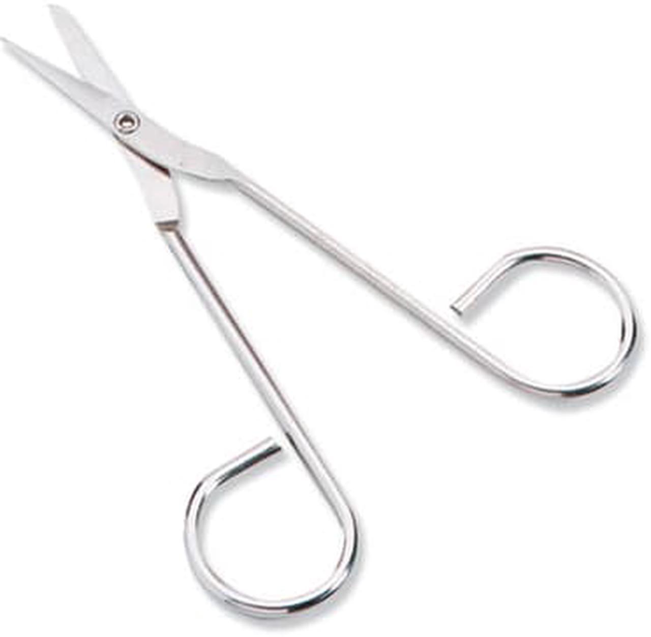 Alt view image 6 of 6 - Nickel Plated Scissors 4-1/2" Silvr