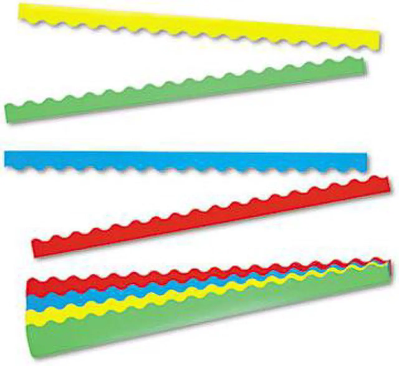 Alt view image 10 of 15 - Trend Terrific Trimmers Border Variety Pack 2 1/4 x 39 Assorted Colors 48/Set