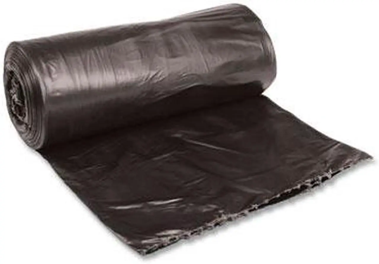 Alt view image 4 of 7 - Boardwalk 3339H Medium-Grade Can Liners, 33 x 39, 33-Gallon, .50 Mil, Black, 25/Roll, 1 Roll