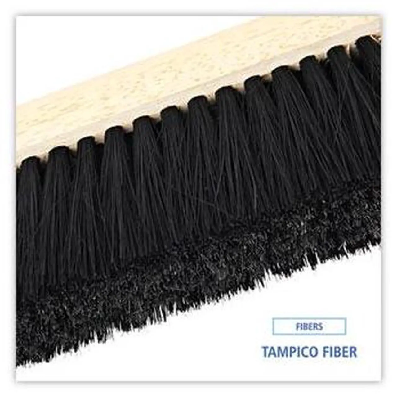 Alt view image 17 of 20 - Boardwalk Floor Brush Head 2 1/2" Black Tampico Fiber 24" 20224