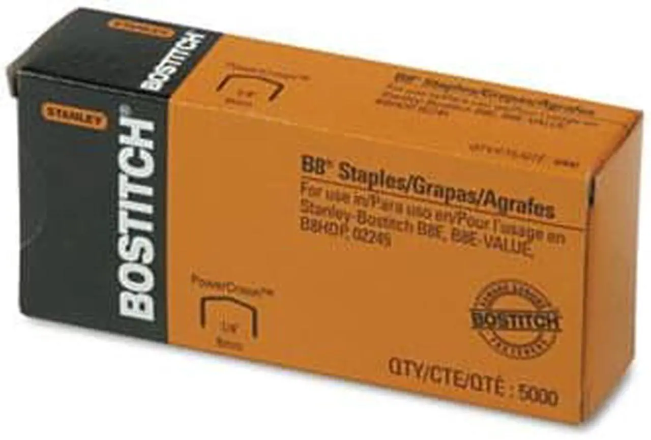 Alt view image 3 of 11 - Bostitch Staples,F/B8,.25",5m/Bx STCRP211514