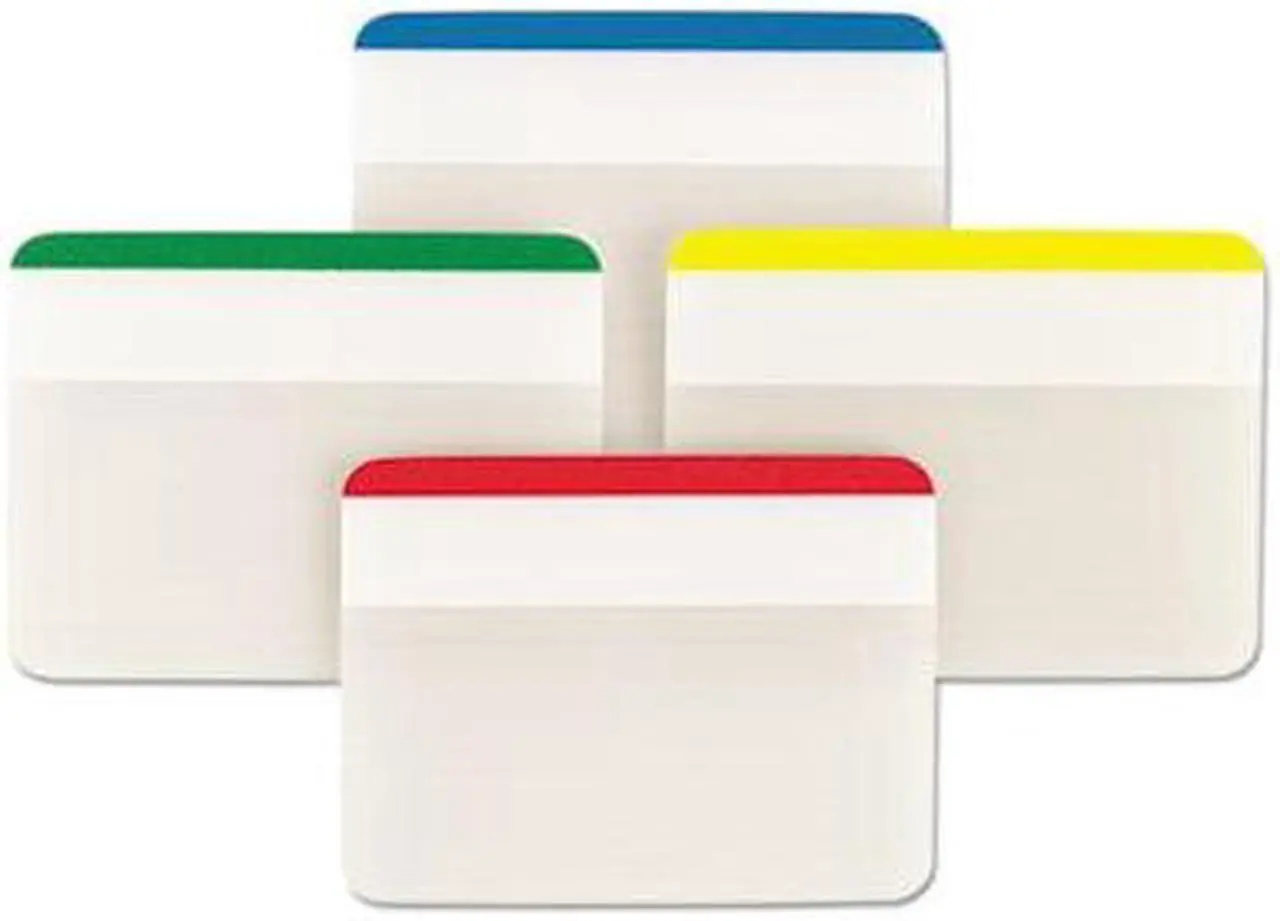Alt view image 20 of 20 - Post-it File Tabs 2 x 1 1/2 Lined Assorted Primary Colors 24/Pack 686F1