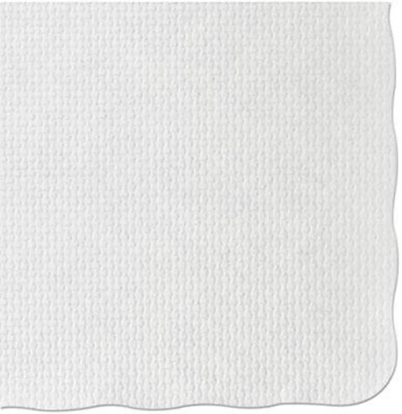 Alt view image 4 of 16 - Hoffmaster PM32052 Knurl Embossed Scalloped Edge Placemats, 9 1/2 x 13 1/2, White, 1000/Carton, 1 Carton