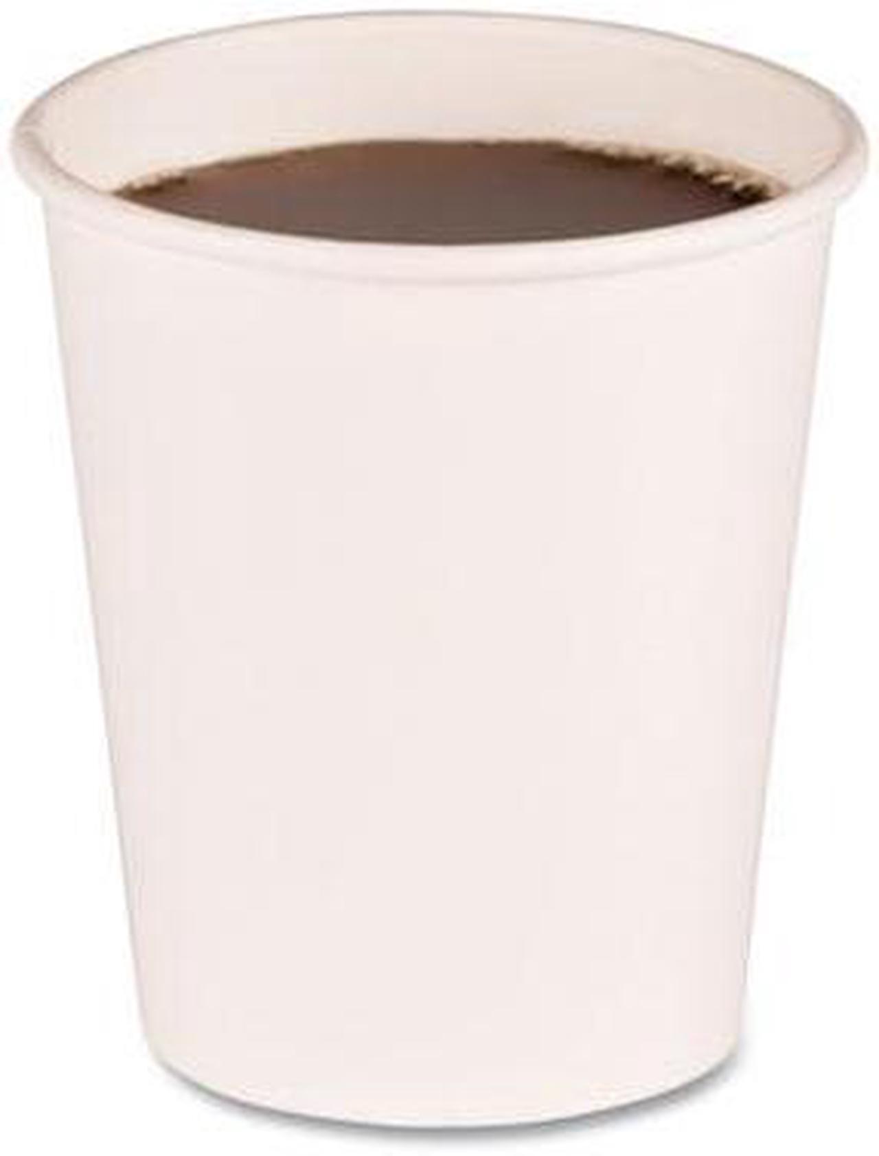Alt view image 4 of 7 - Boardwalk WHT8HCUP Paper Hot Cups, 8 oz, White, 1000/Carton
