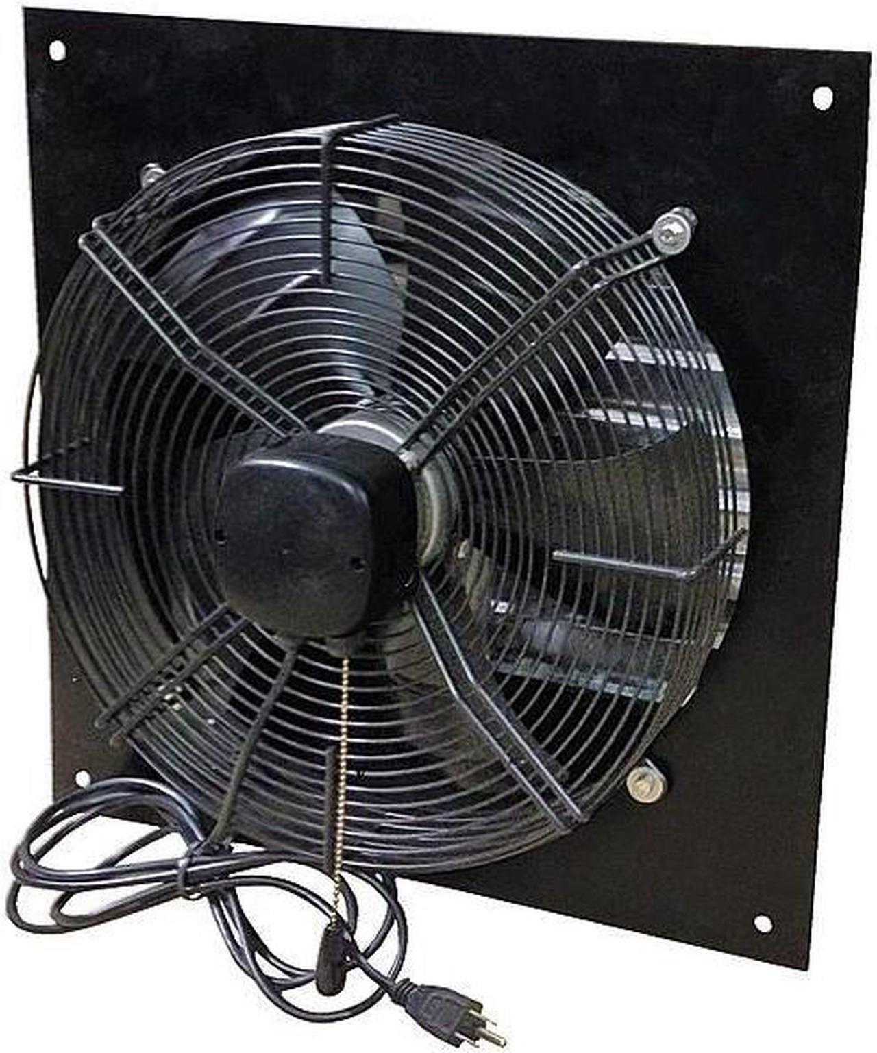 Alt view image 2 of 2 - DELHI XFS24 Shutter Mount Exhaust Fan, 24", 2 Speed, 4700/3800 cfm, 115V