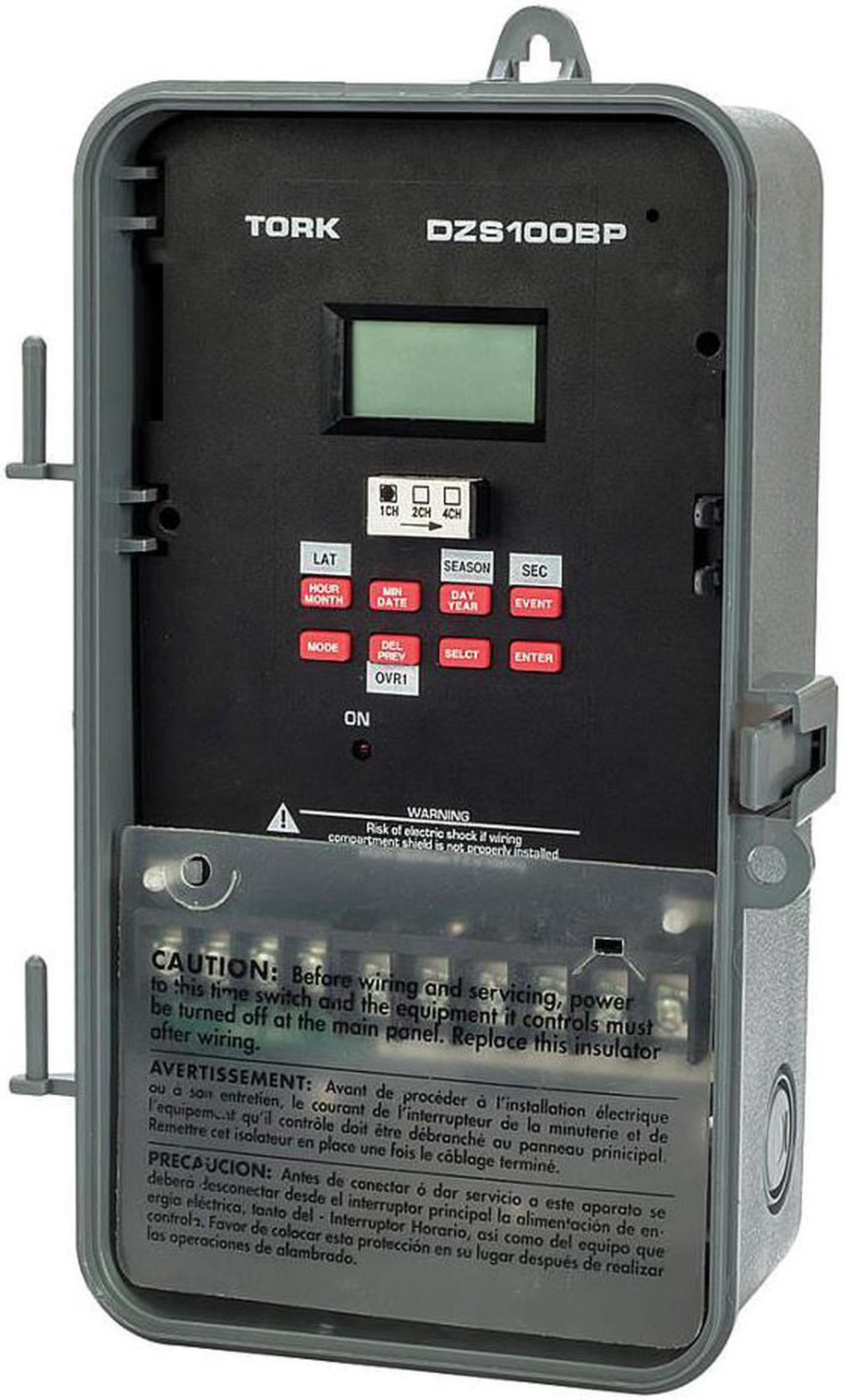 Main image of TORK DZS100BP Electronic Timer,Astro 365 Days,DPDT