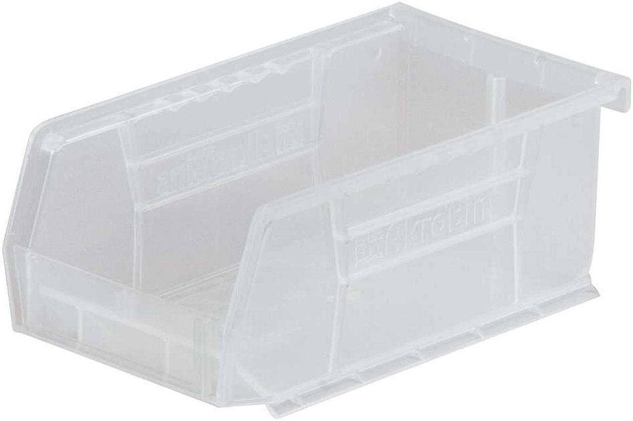 Main image of AKRO-MILS 30220SCLAR Hang & Stack Storage Bin, Plastic, 4-1/8 in W x 3 in H x