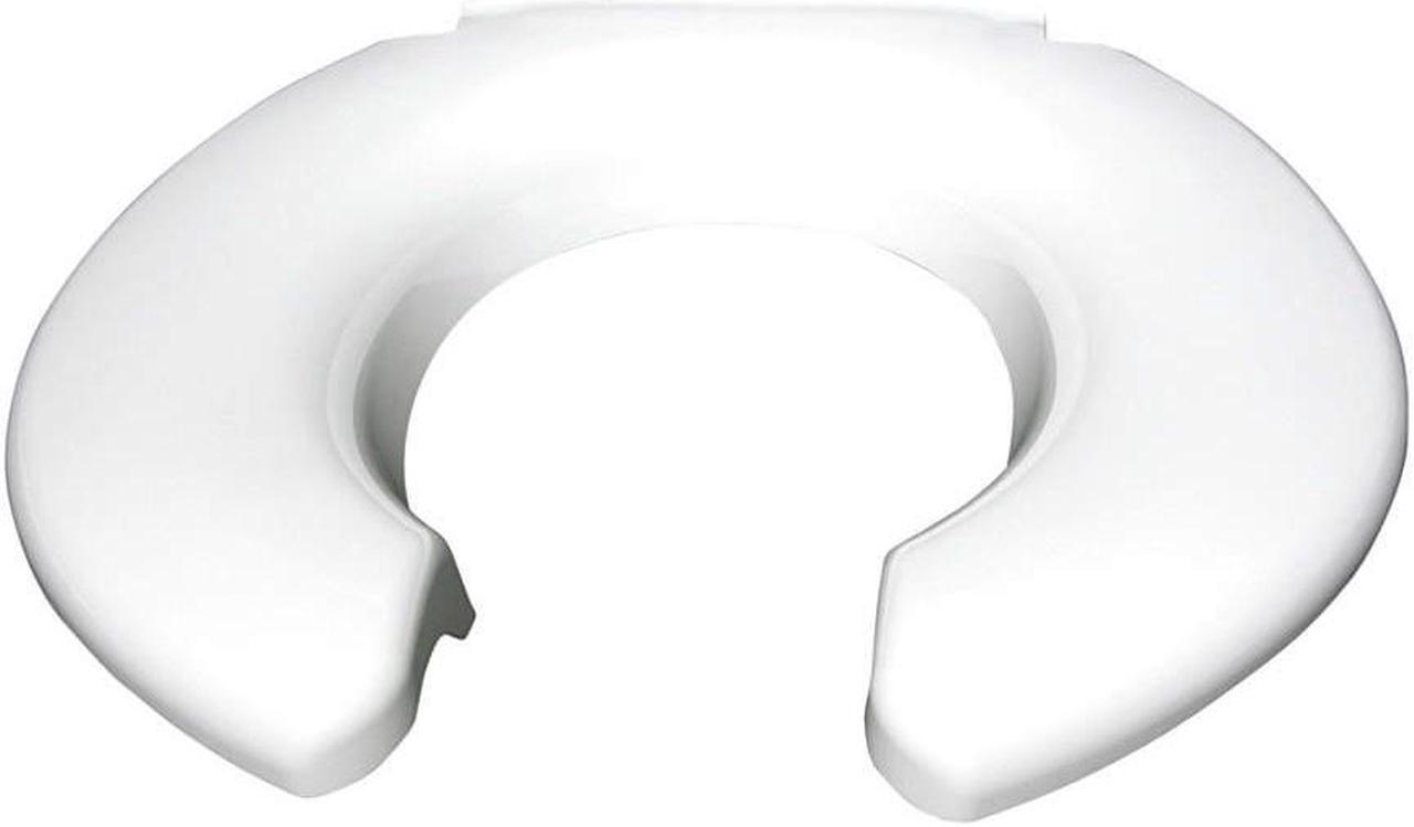 Alt view image 3 of 3 - BIG JOHN 4W Toilet Seat Without Cover, ABS, Round or Elongated, White