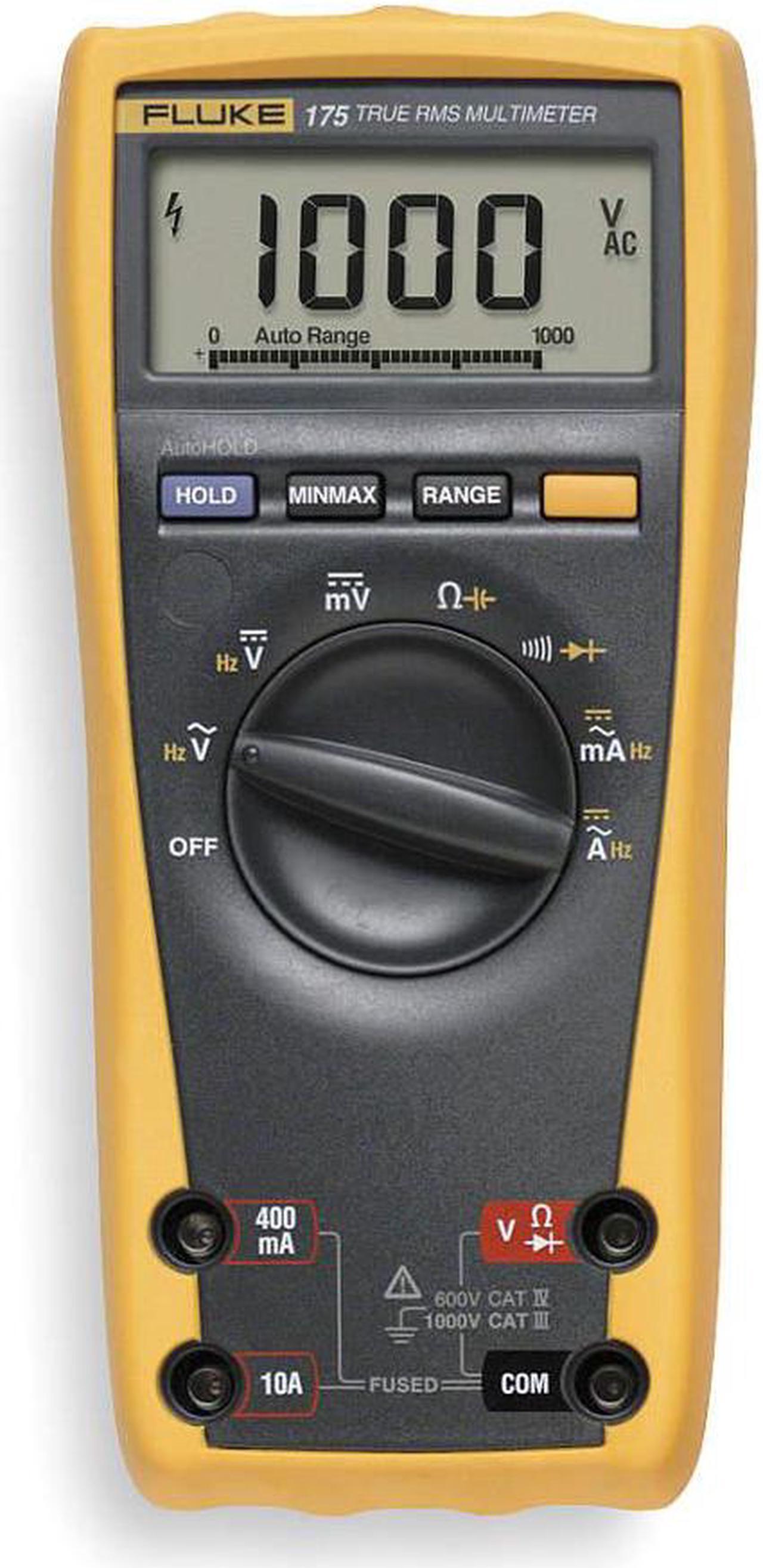 Alt view image 3 of 3 - FLUKE Fluke-175 Digital Multimeter, 1,000 Max. AC Volts, 1,000 Max. DC Volts,
