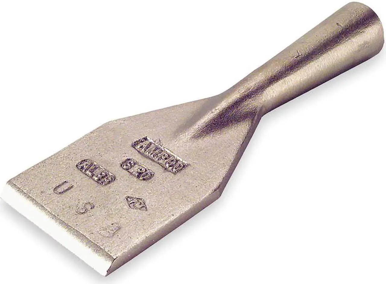 Alt view image 2 of 2 - AMPCO S-31 Scraper,Stiff,4",Nickel Aluminum Bronze