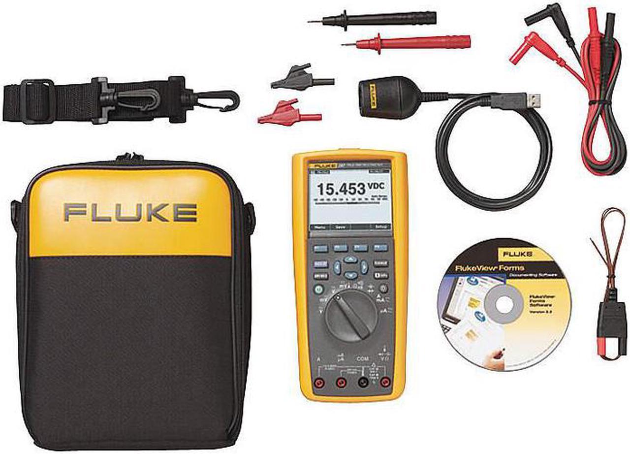 Alt view image 3 of 7 - FLUKE FLUKE-287/FVF Digital Multimeter, 1,000 V Max DC, 0 V Max AC, TRMS,