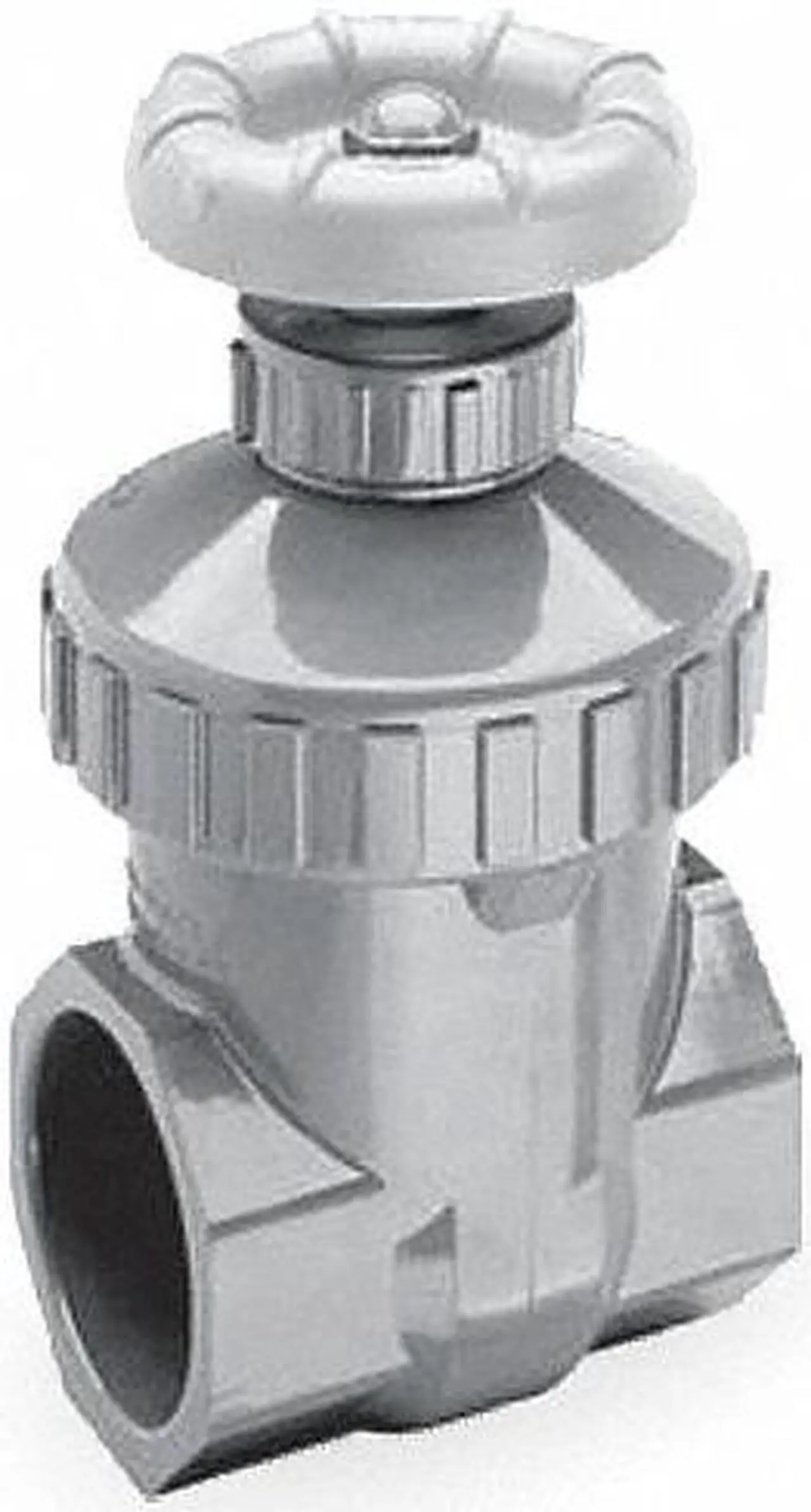 Main image of Gate Valve, 1 In, PVC, FNPT, Viton
