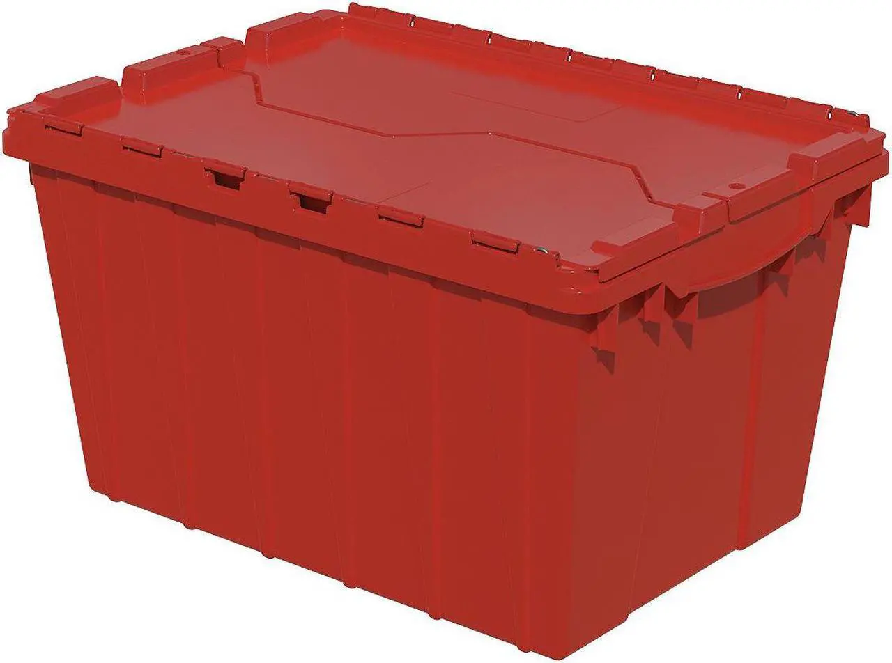 Alt view image 2 of 7 - AKRO-MILS 39120RED Attached Lid Container, 12 gal, 21 1/2 in L, 15 1/4 in W, 12