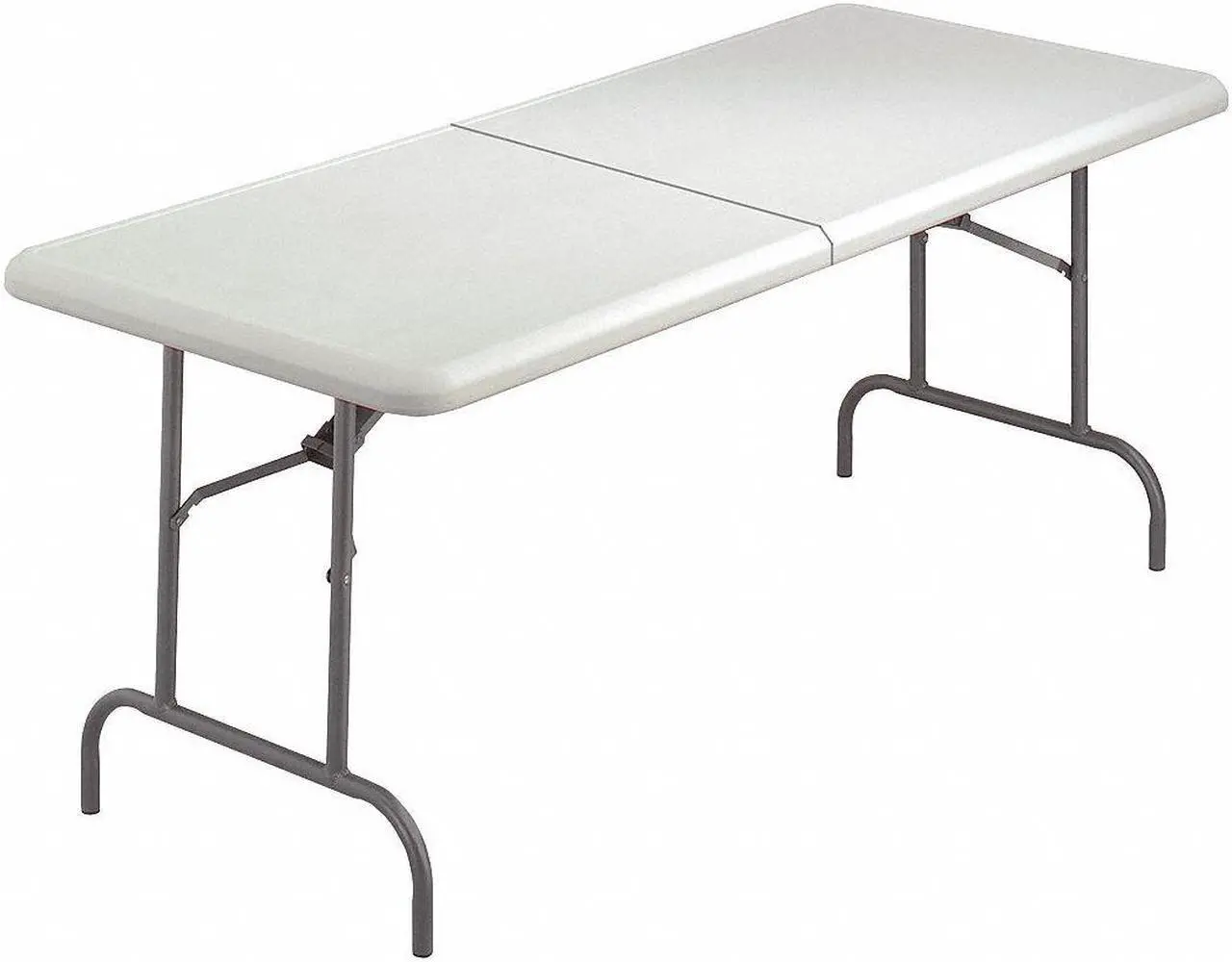 Iceberg IndestrucTable, Charcoal Gray, 30in X 72in X 29in, 1200