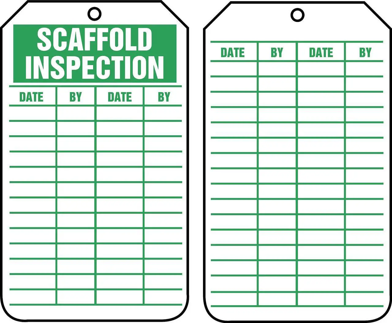 Alt view image 2 of 2 - ACCUFORM TRS317CTP Inspection Tag,5-3/4 x 3-1/4,PK25