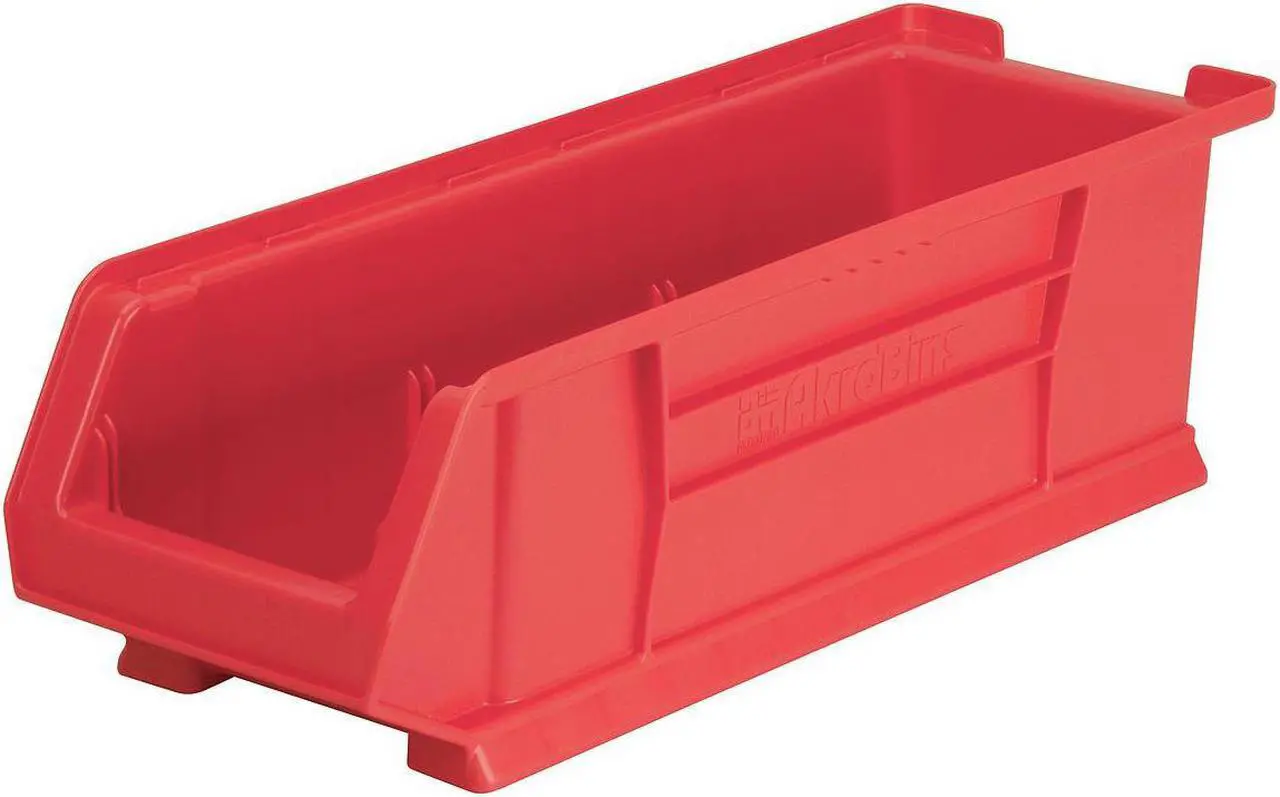 Alt view image 2 of 2 - AKRO-MILS 30284RED Red Super Size Bin, 23-7/8"L x 8-1/4"W x 7"H