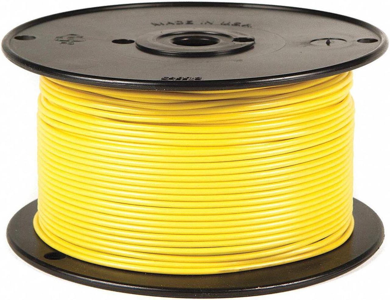 Alt view image 2 of 2 - GROTE 87-6011 Primary Wire, GPT, 12 AWG, 1C C, Yellow, PVC, Stranded, 60V, 100