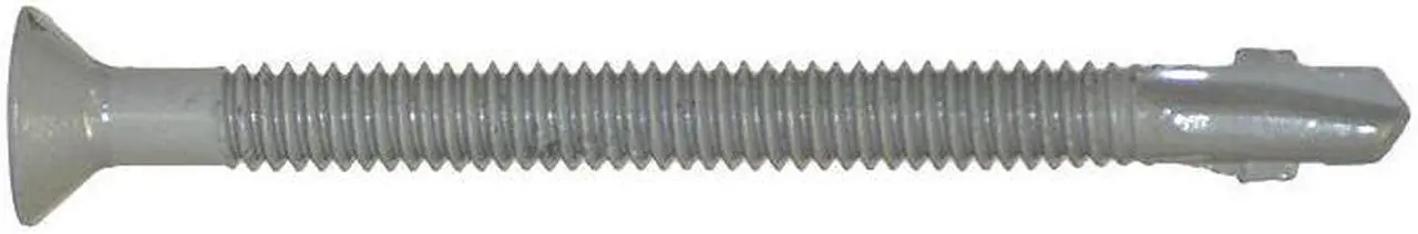 Main image of TEKS 1096000 1/4" x 3" Steel Self Drilling Screws, Flat Head Type 100 PK