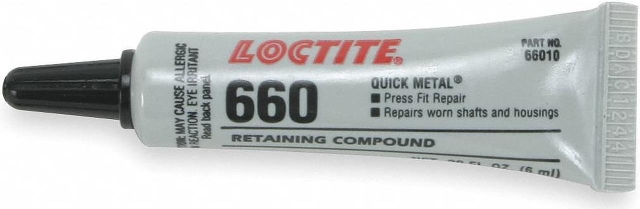Alt view image 2 of 3 - Loctite #660 Quick Metal Gap Filler, High Viscosity .2oz/6ml