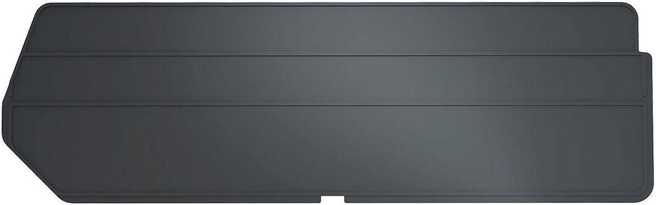 Main image of AKRO-MILS 40234 Plastic Divider, Black, 14 1/8 in L, 4 13/32 in H, 6 PK