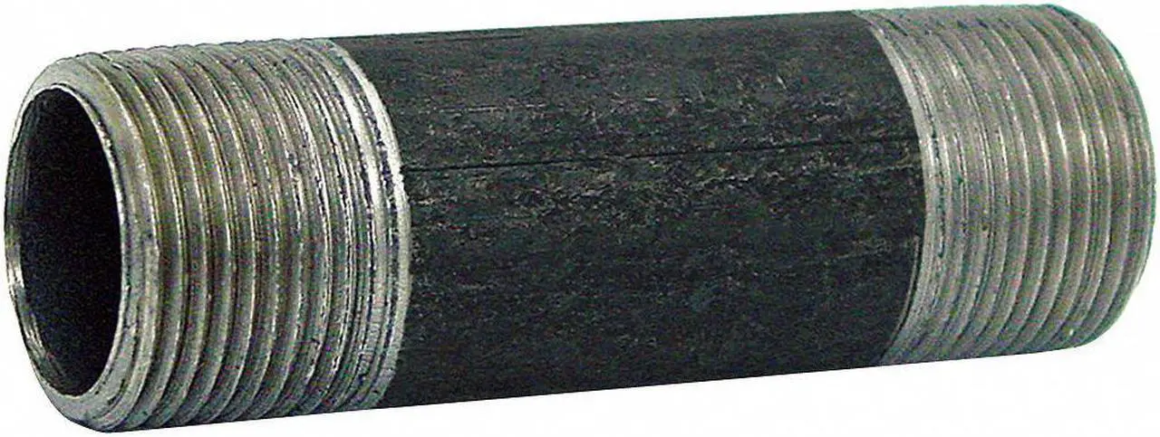 Alt view image 2 of 3 - BECK 0330005406 1/4" x 1-1/2" Black Pipe Nipple Sch 40